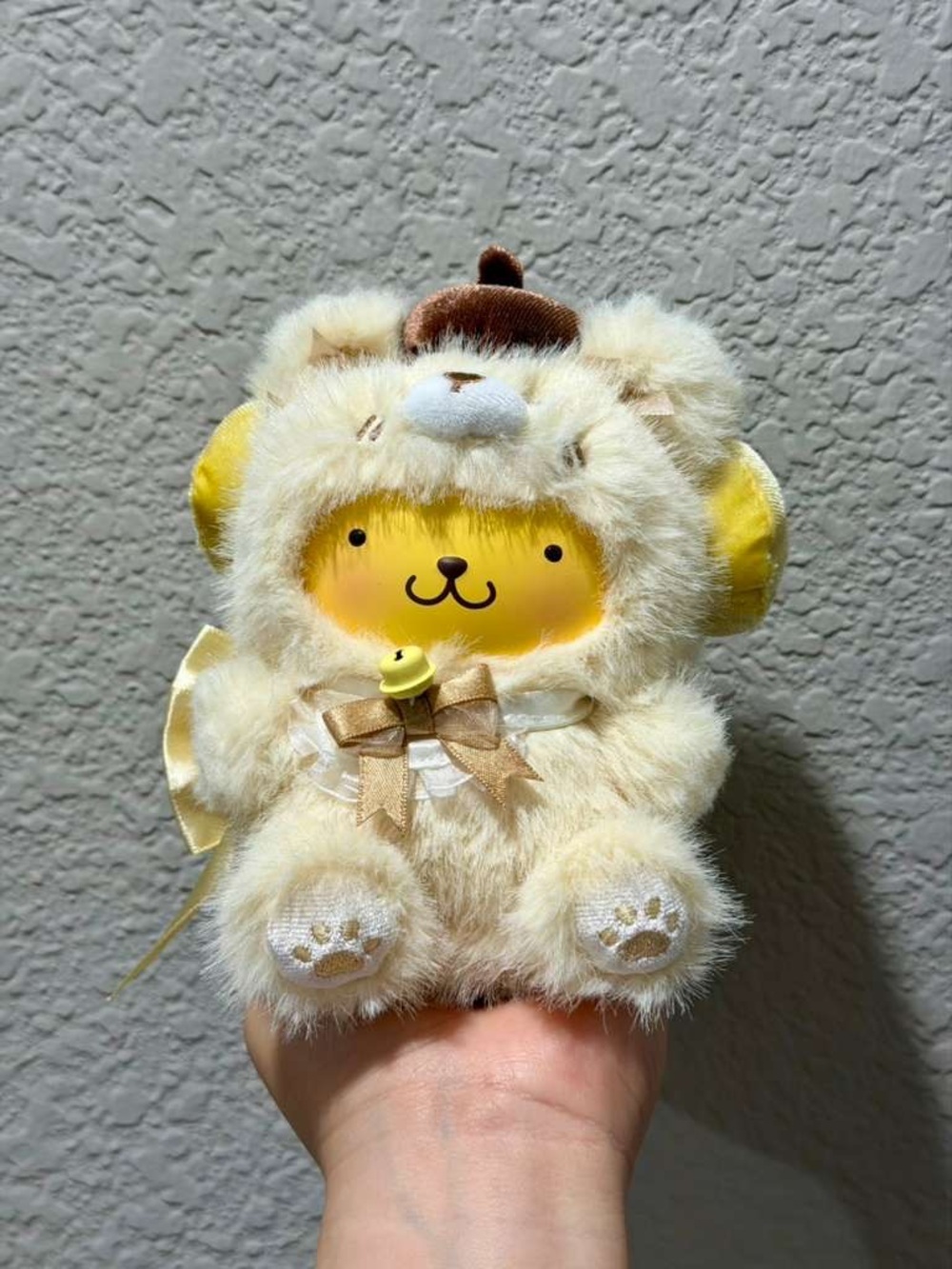 Sanrio Characters Fox Island Pompompurin Plushie Pendant Minoso - New Confirmed